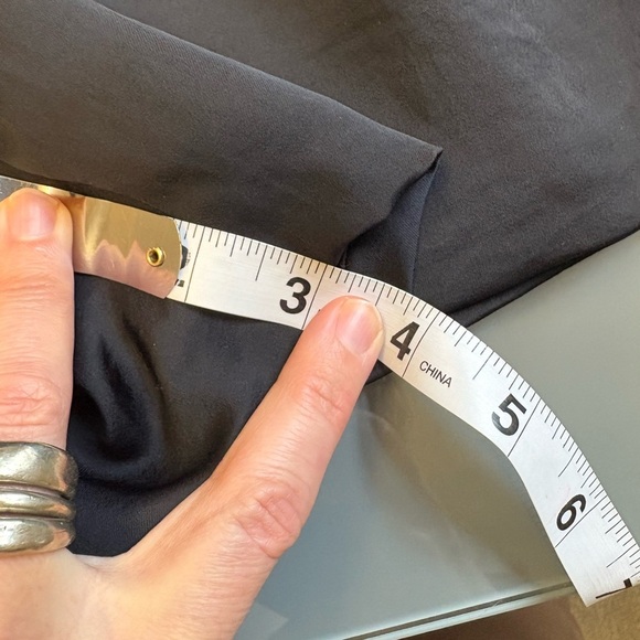 RACHEL Rachel Roy Black High Waist Satiny Dress Shorts Pockets women's size XS - Picture 13 of 13